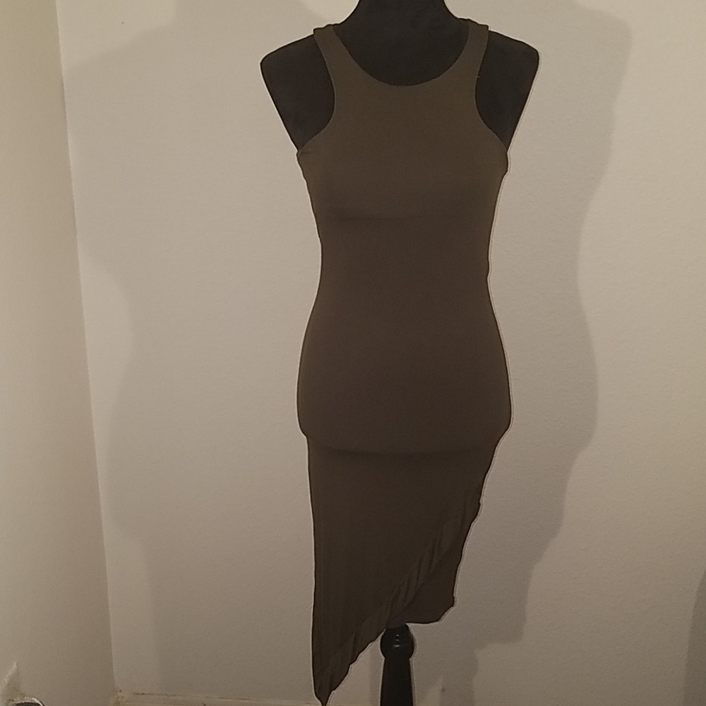 Olive Green Dress